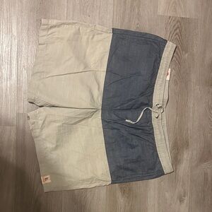 Urban Outfitters Blue and Cream Shorts